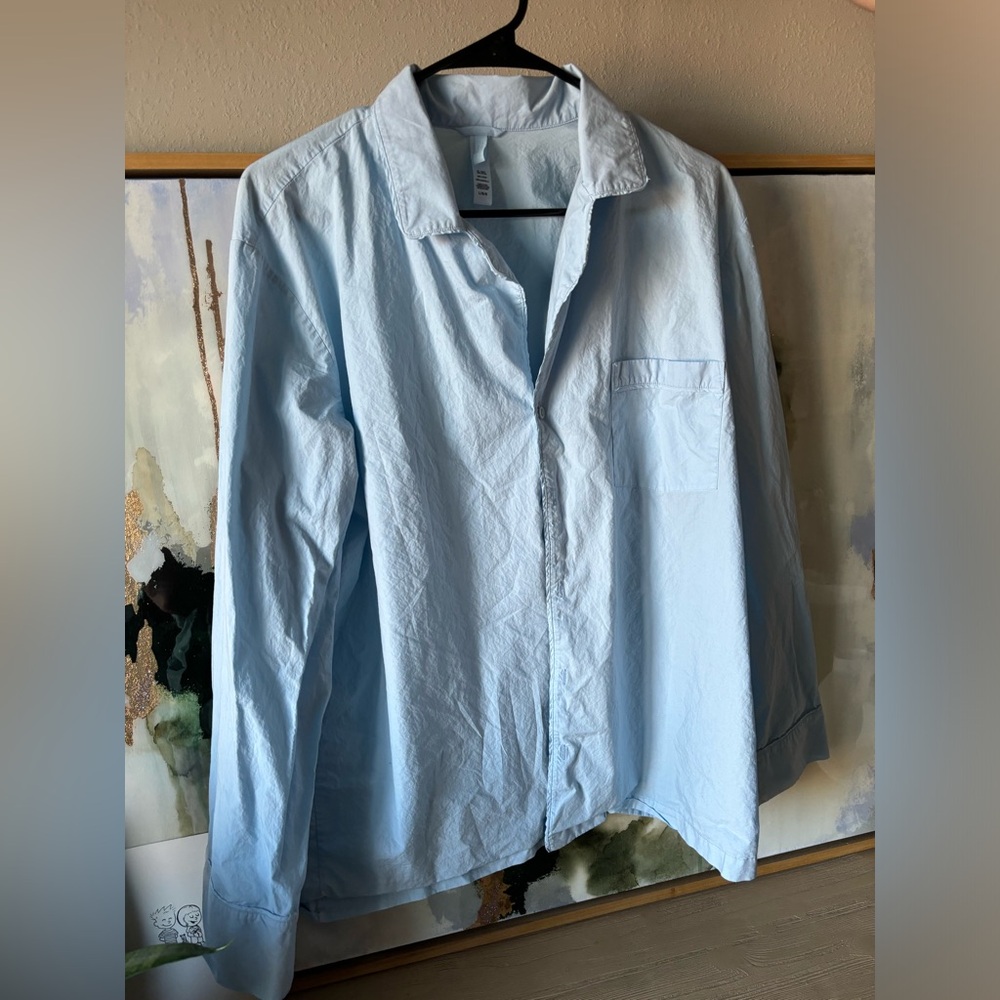 Skims Poplin PJ button up